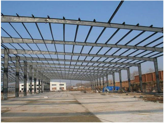 Las correas de acero H de la sección de C/Z emiten la instalación fácil de Warehouse de la estructura de acero