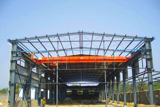 Edificios de marco de acero industriales/construcción resistente del taller del metal