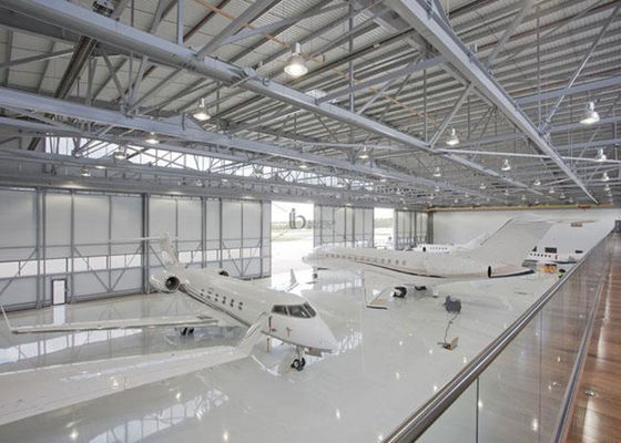 Hangar de acero prefabricado del aeroplano de los edificios del hangar del metal de los hangares de los aviones