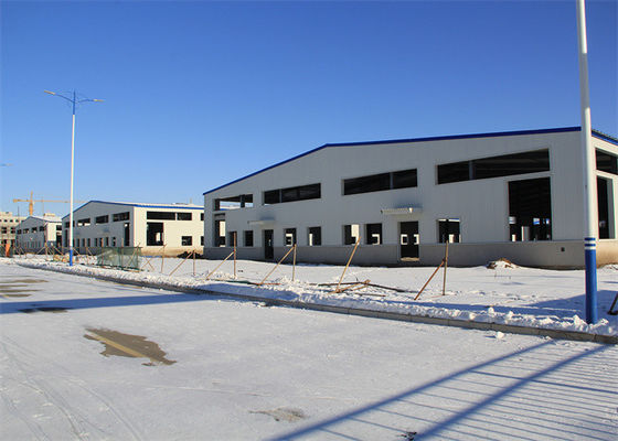 Palmo multi Warehouse de la estructura de acero de Q355B/fábrica del neumático/edificio prefabricado