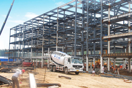Estructura de acero prefabricada de la oficina que construye el piso multi