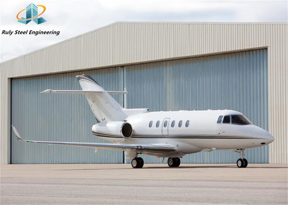 Hangar prefabricado de acero para almacenamiento de aeronaves Q235B Q355B