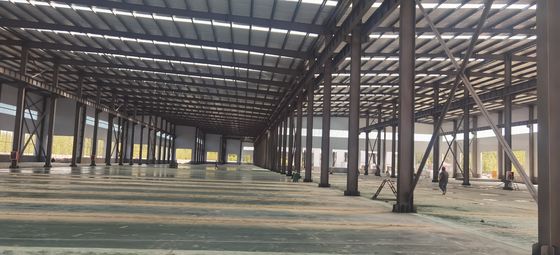 Estructura de acero cobertizo comercial de acero / Edificio de metal / Almacén de estructura de acero