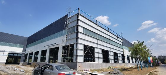 Casa de pollo de acero de alta resistencia Edificio de estructura de acero de tres pisos
