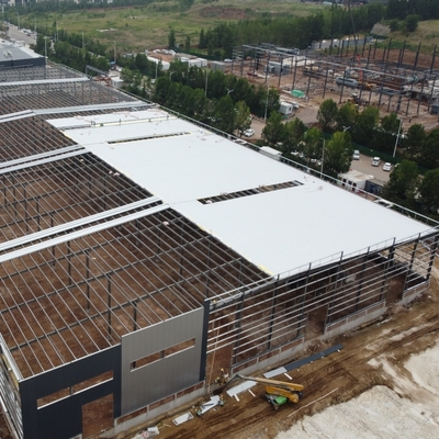 Estructura de Edificio Industrial de Acero con Marco Galvanizado en Caliente