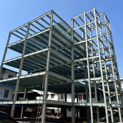 Edificio de oficinas de estructura de acero prefabricado