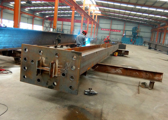 Fabricación prefabricada de acero de los haces de acero estructurales y de las columnas del haz de ayuda