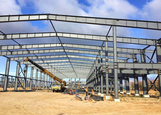 Construcción prefabricada del taller de la estructura del marco de acero con los edificios de oficinas