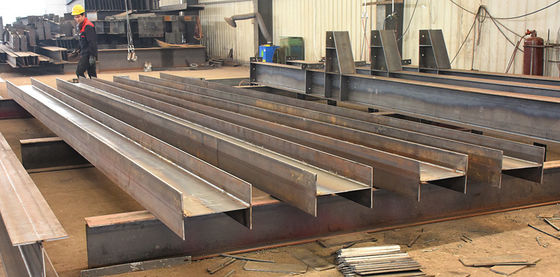 Acero estructural de viga H soldado a medida Q235B Q355B ASTM A36