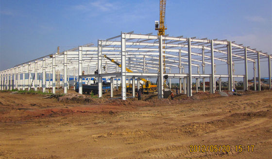 El palmo grande pre dirigió edificios de la construcción de la estructura de edificios del metal/de la planta siderúrgica