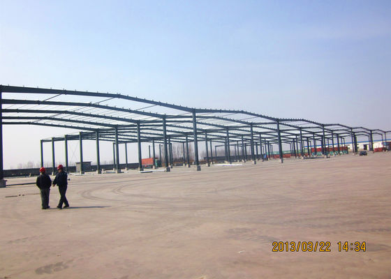 Z forma el edificio murmurante de Warehouse de la casa prefabricada de Q355B FRP 1.8m m