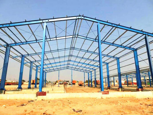 Estructura ligera de acero del marco de acero de Warehouse del material de construcciones de la estructura prefabricada