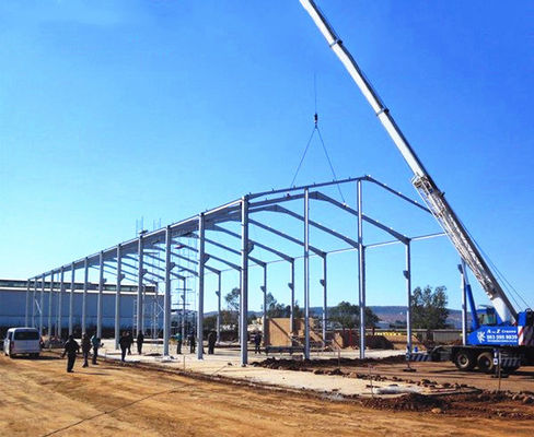 Edificios ligeros de Warehouse del metal de la estructura del marco de acero/materiales de construcción de acero