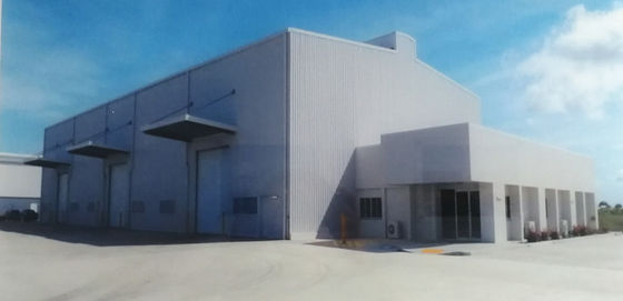 Los edificios prefabricados ligeros de Warehouse con el edificio de oficinas/el pequeño metal prefabricado vierten
