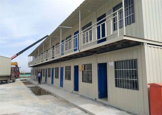 Dormitorio de Contenedor Prefabricado Portátil con Estructura Galvanizada
