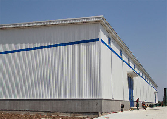 Granero prefabricado de la estructura de acero de Warehouse de la estructura de acero de Q355B