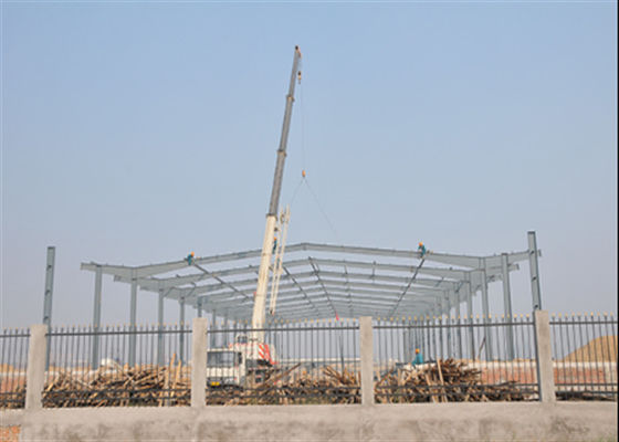 La inmersión caliente prefabricada de Warehouse de la construcción de la estructura de acero galvanizó