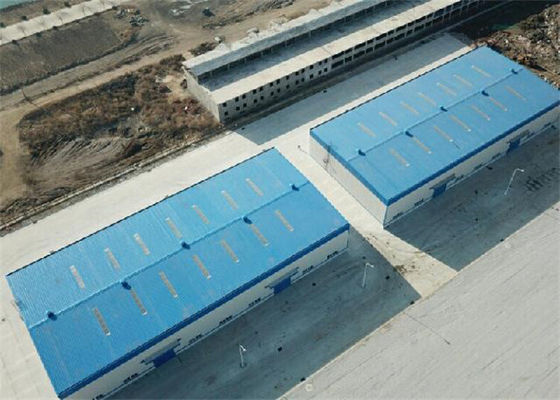 La estructura de acero del maíz de Q355B Warehouse prefabricó 10000 toneladas