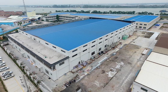Fábrica de alta resistencia Estructura prefabricada de acero Edificio prefabricado Almacén Taller de construcción de marcos de metal ligero