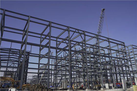 Planta química de estructuras prefabricadas de acero con una vida útil de 50 años