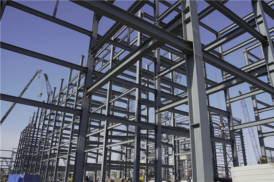 Planta química de estructuras prefabricadas de acero con una vida útil de 50 años