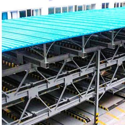 Estructura de estacionamiento prefabricada de acero de gran ancho de varios pisos Q235B Q355B