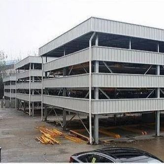 Estructura de estacionamiento prefabricada de acero de gran ancho de varios pisos Q235B Q355B