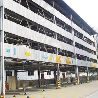 Estructura de estacionamiento prefabricada de acero de gran ancho de varios pisos Q235B Q355B