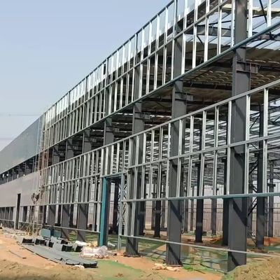 Estructura de estacionamiento prefabricada de acero de gran ancho de varios pisos Q235B Q355B