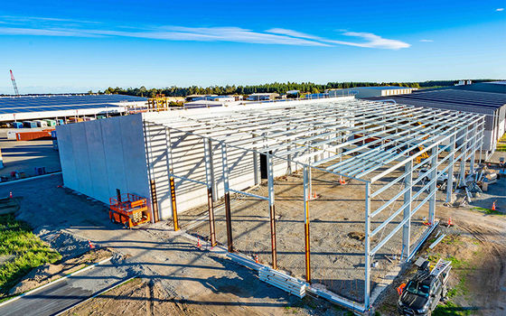 Fabrica china hecha prefabricado Taller Portal marco Construcción con bajo costo para el almacenamiento