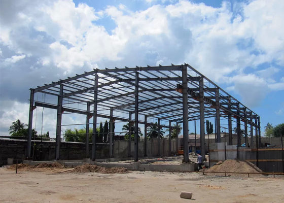Taller de construcción prefabricada de estructura de acero de ingeniería a medida