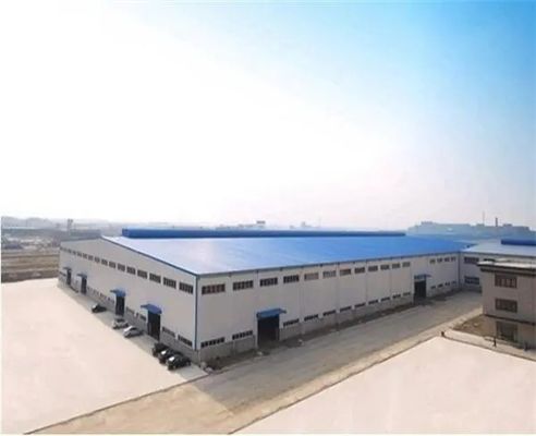 Construcción de estructuras de acero galvanizado laminado en caliente H sección de piezas de marco prefabricado almacén