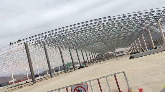 Canopy prefabricado de acero para estaciones de peaje