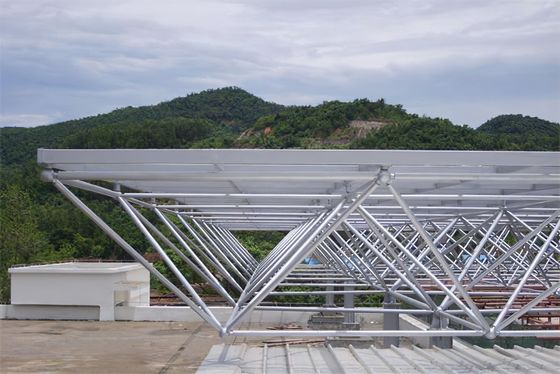 Canopy prefabricado de acero para estaciones de peaje