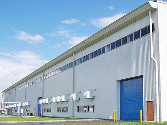 Almacén prefabricado con estructura de acero con vida útil de 50 años Q235B Q355B