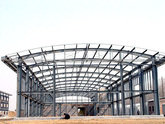 Construcción industrial prefabricada estructura de acero ligero Edificio de almacén Sección H Producida por China
