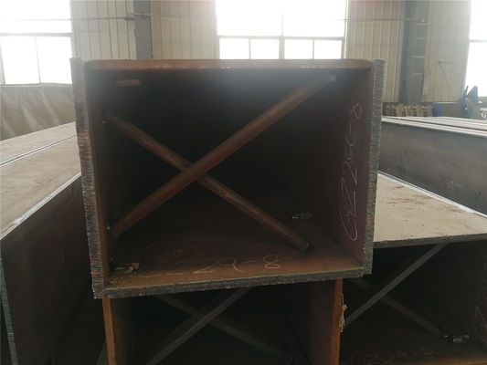 Viga de acero con soldadura en H Q235B Q355B ASTM A36 para construcción