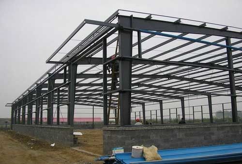 Fabrica china hecha prefabricado Taller Portal marco Construcción con bajo costo para el almacenamiento