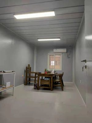 Casa contenedor prefabricada de acero galvanizado, ignífuga, vida útil de 25 años