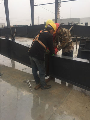 Taller de estructuras prefabricadas de acero para planta de procesamiento de leche en polvo