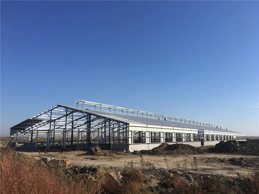 Granja ganadera prefabricada con estructura de acero Q235B