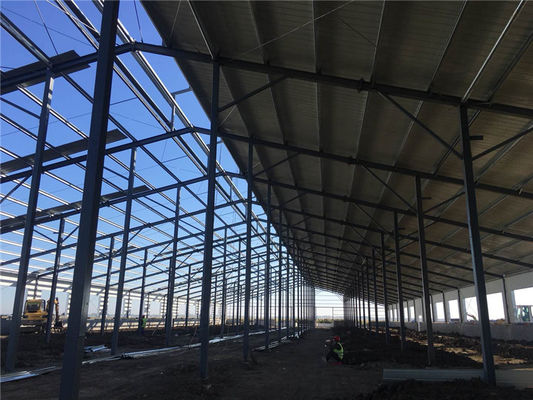 Granja ganadera prefabricada con estructura de acero Q235B