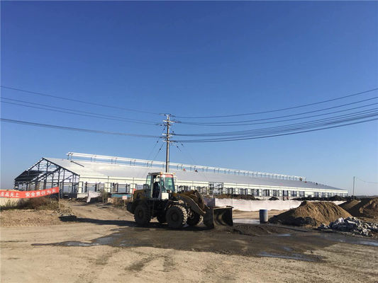 Granja ganadera prefabricada con estructura de acero Q235B
