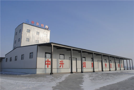 Marco de portal Taller prefabricado moderno Construcción a medida de alto grado Destinada al depósito