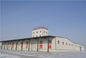 Edificio de oficinas galvanizado de la estructura de acero de la inmersión caliente de la fábrica prefabricada de la alimentación
