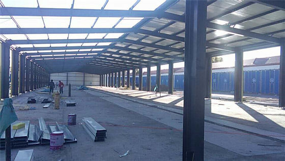 Taller de estructura de acero prefabricada para reparación de automóviles