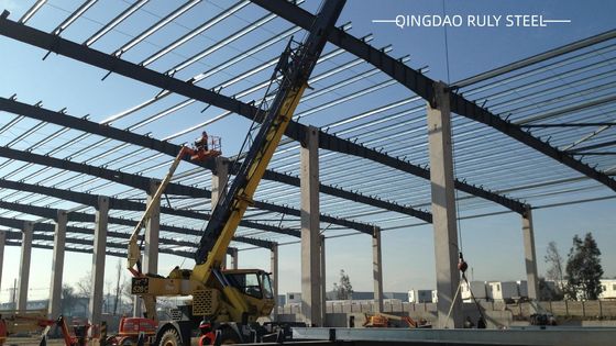 Marco de portal Taller prefabricado moderno Construcción a medida de alto grado Destinada al depósito