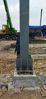 Taller prefabricado de estructura de acero, gran envergadura, fácil montaje con grúa