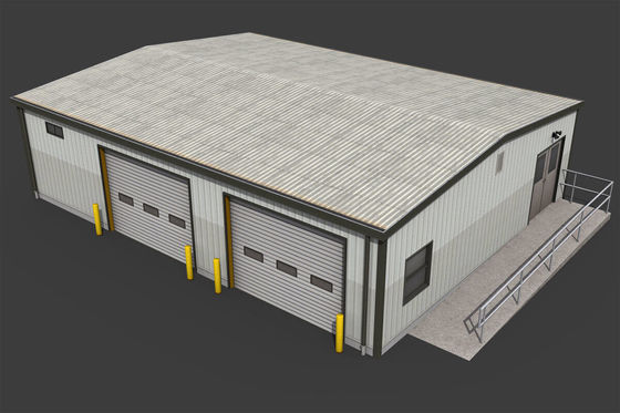 Marco de portal Taller prefabricado moderno Construcción a medida de alto grado Destinada al depósito