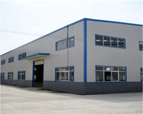 Sección H Edificio de almacén prefabricado de acero laminado en caliente galvanizado económico industrial peso ligero gran envergadura